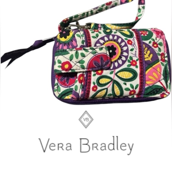 Vera Bradley Handbags - 2/$15– QUILTED WRISTLET CLUTCH FLORAL VERA BRADLEY